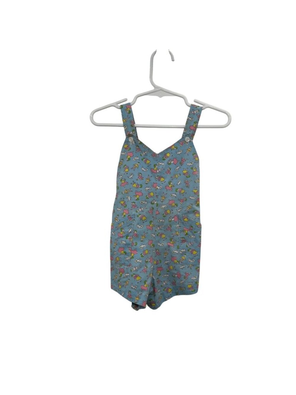 Handmade Infant Retro Cartoon Romper Blue Adjustable Used Infant Boy 9-12 Mo?